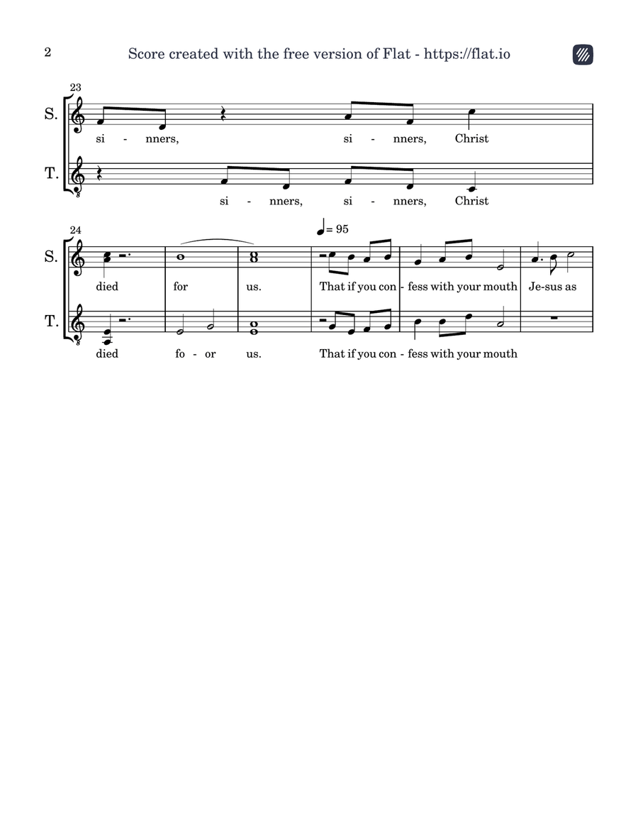 The Road to Salvation 2-Part scores gallery preview page 2