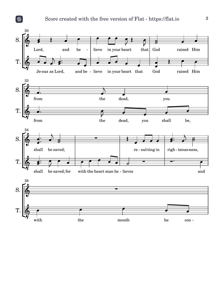 The Road to Salvation 2-Part scores gallery preview page 3
