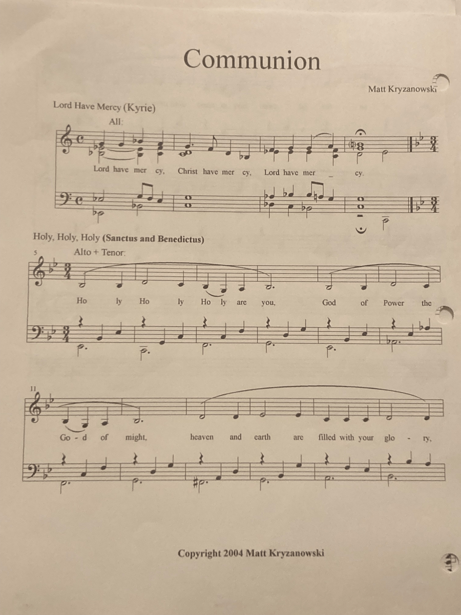 Communion Setting Communion Setting 4-Part scores gallery preview page 2