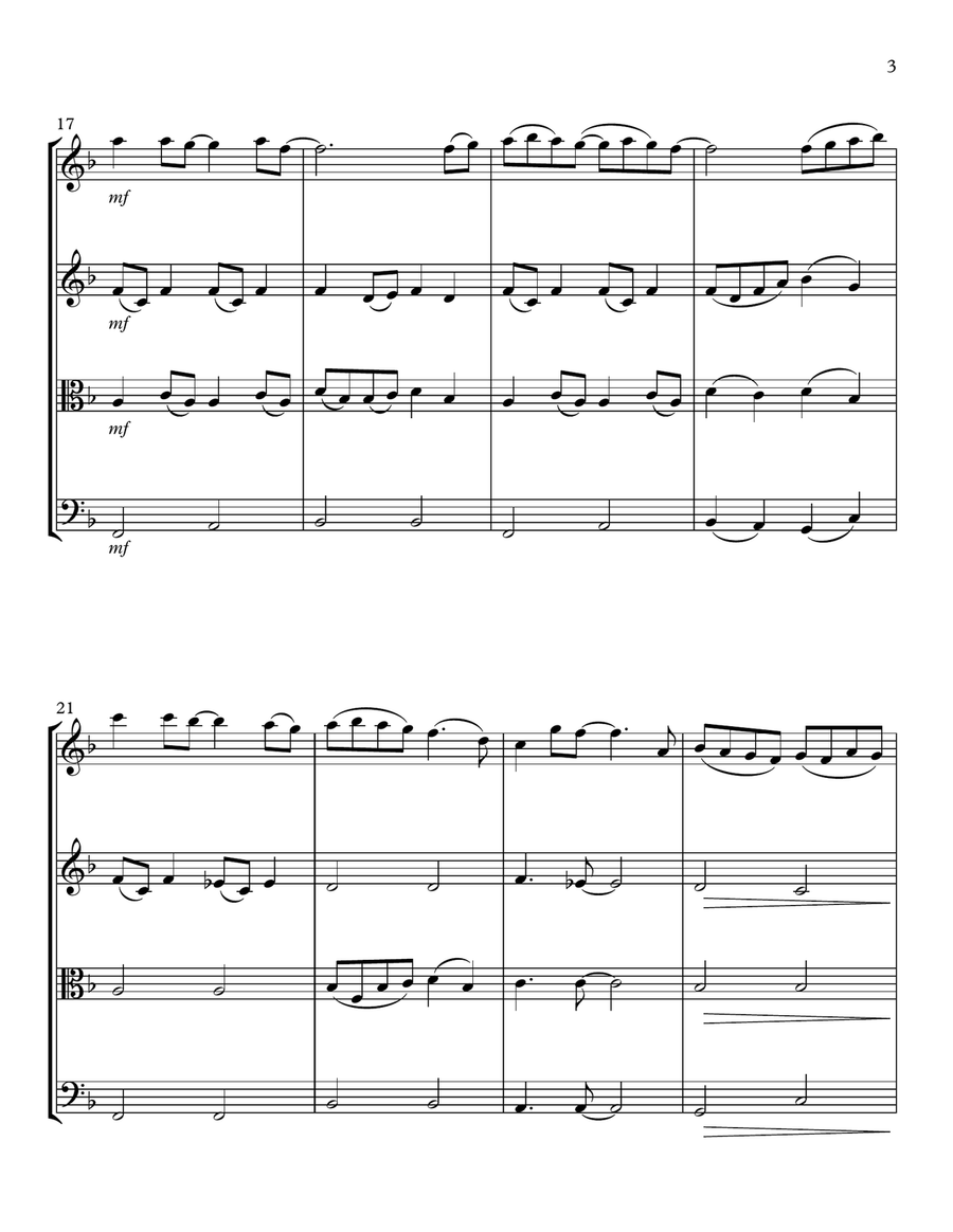 Forevermore String Quartet scores gallery preview page 3