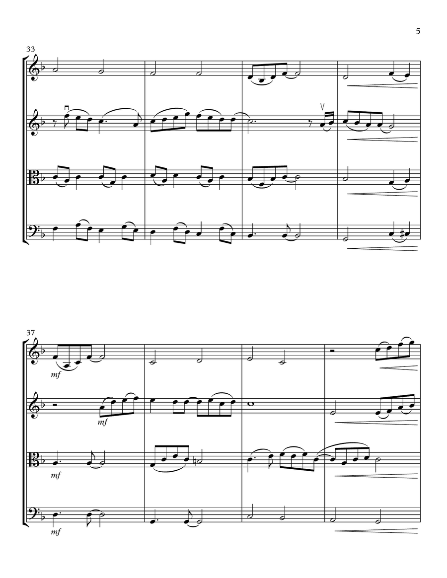 Forevermore String Quartet scores gallery preview page 5