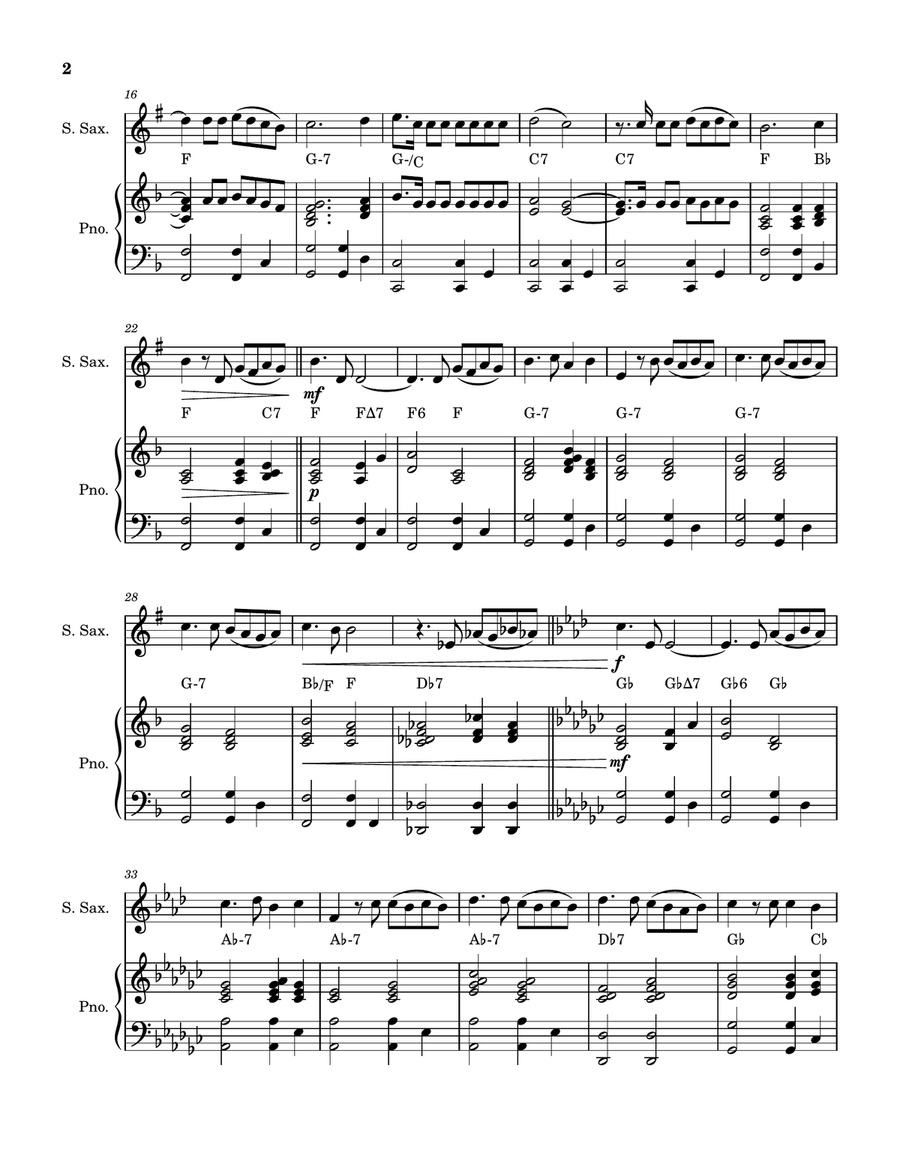 To All The Girls I've Loved Before Soprano Saxophone scores gallery preview page 2