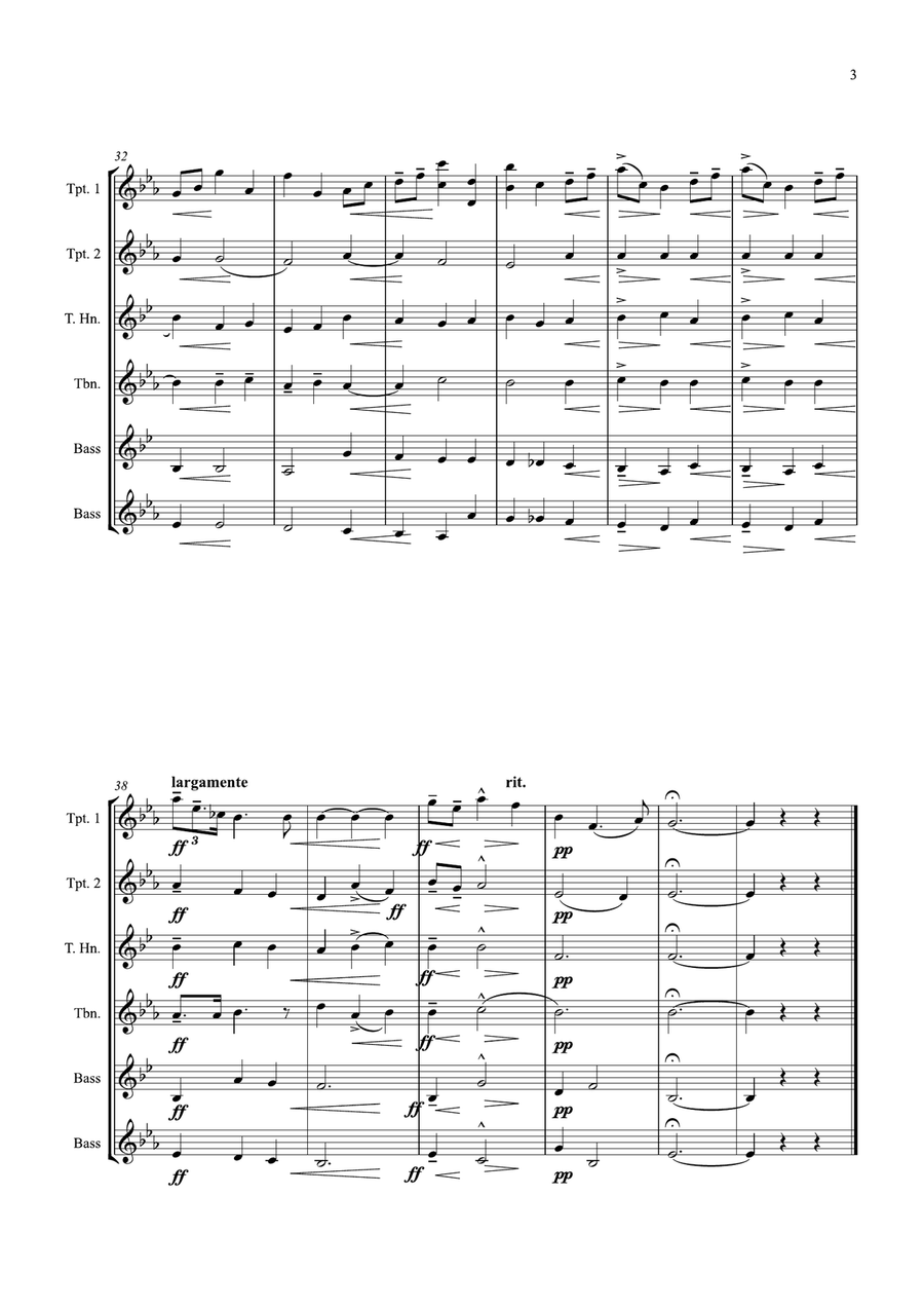 Nimrod Nimrod Brass Quintet scores gallery preview page 3