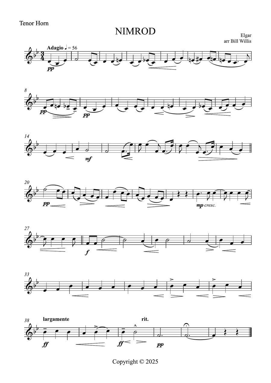 Nimrod Nimrod Brass Quintet scores gallery preview page 6