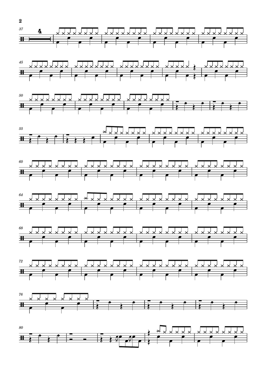 Better Place Better Place Drum Set scores gallery preview page 2