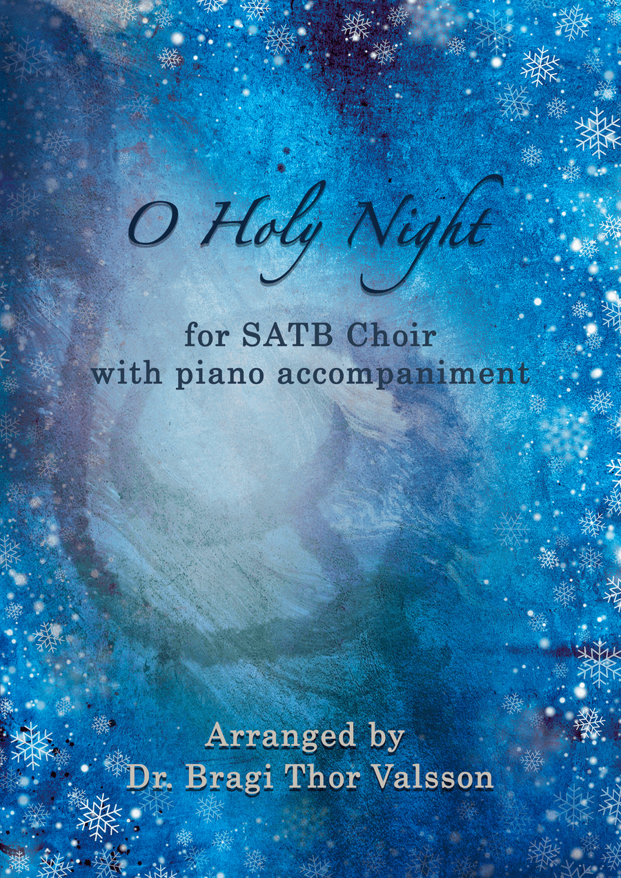 O Holy Night for SATB Choir with optional Piano accompaniment 4-Part scores gallery preview page 1