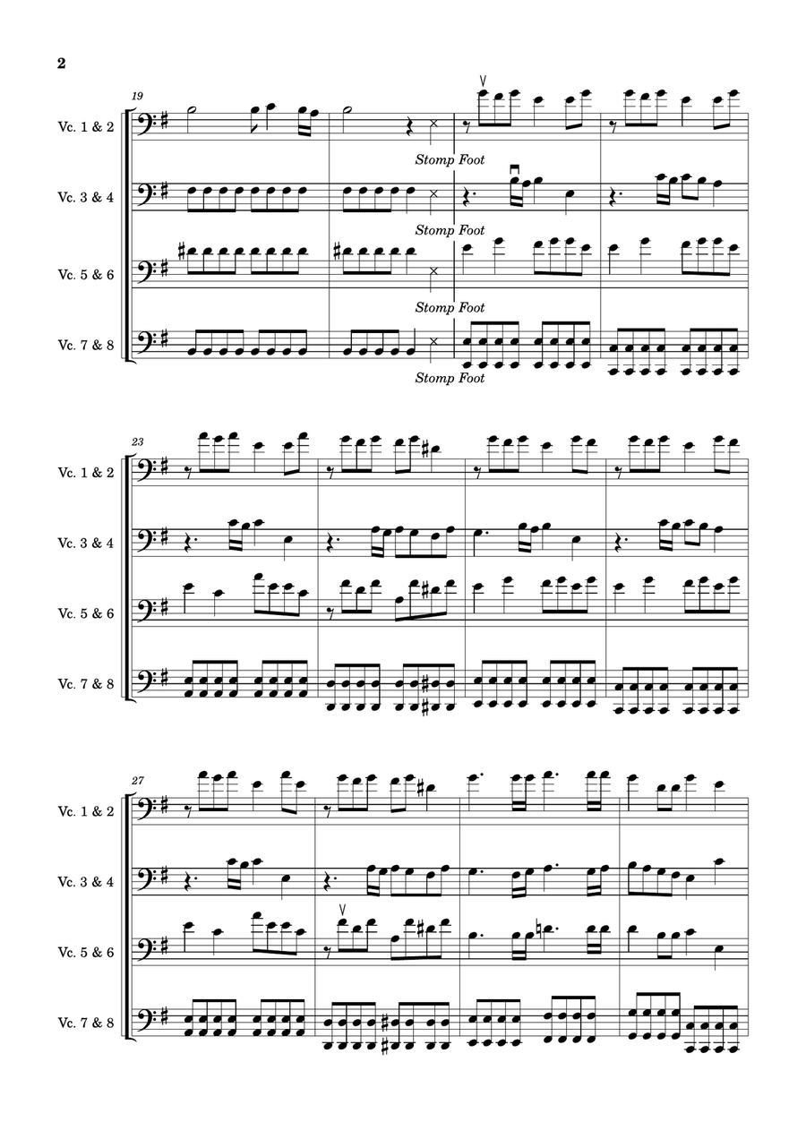 Final Countdown String Quartet scores gallery preview page 2