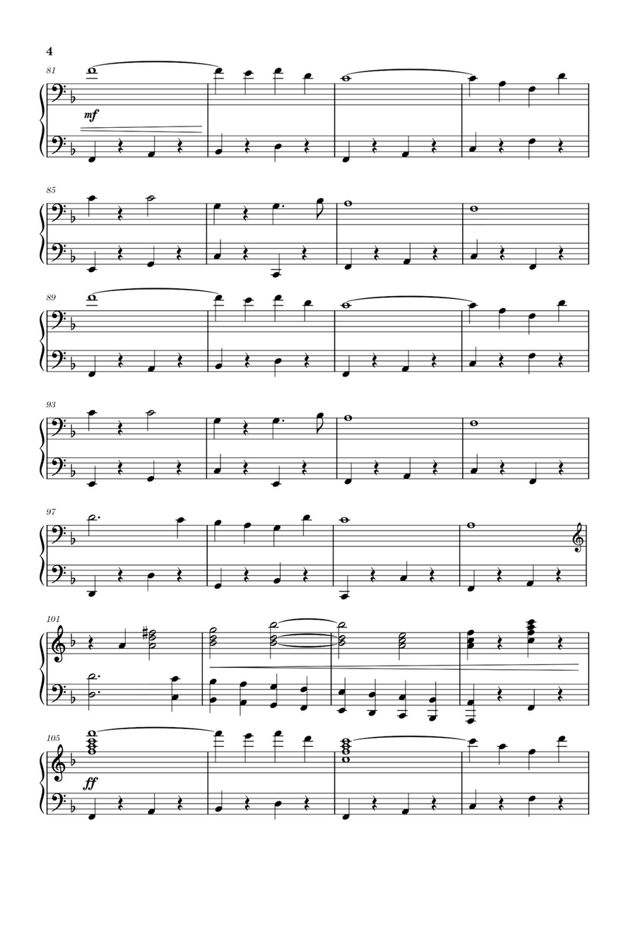 Ruslan and Lyudmila Op. 5 Overture - Mikhail Glinka Piano Solo scores gallery preview page 4