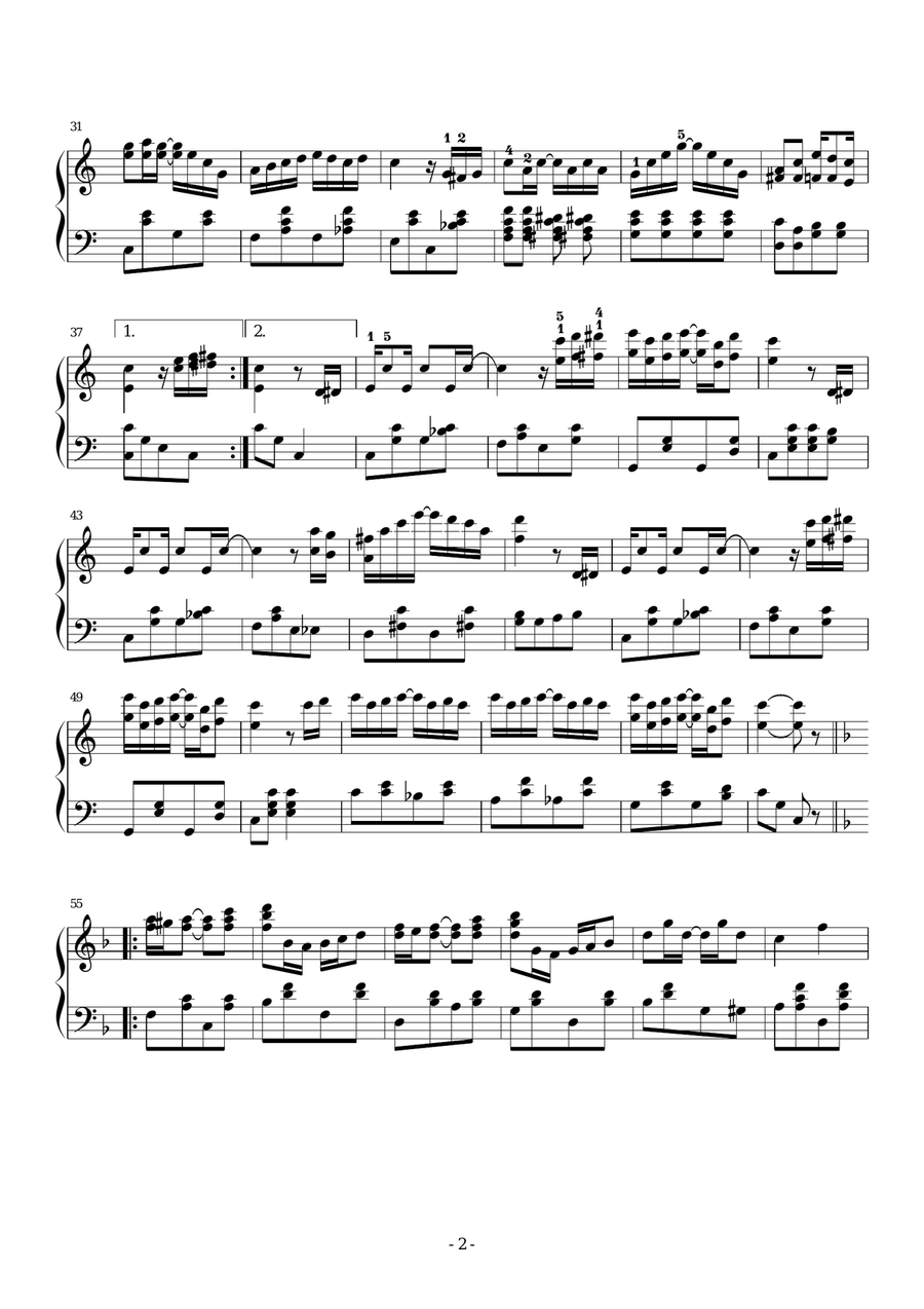 The Entertainer - Scott Joplin Piano Solo scores gallery preview page 2