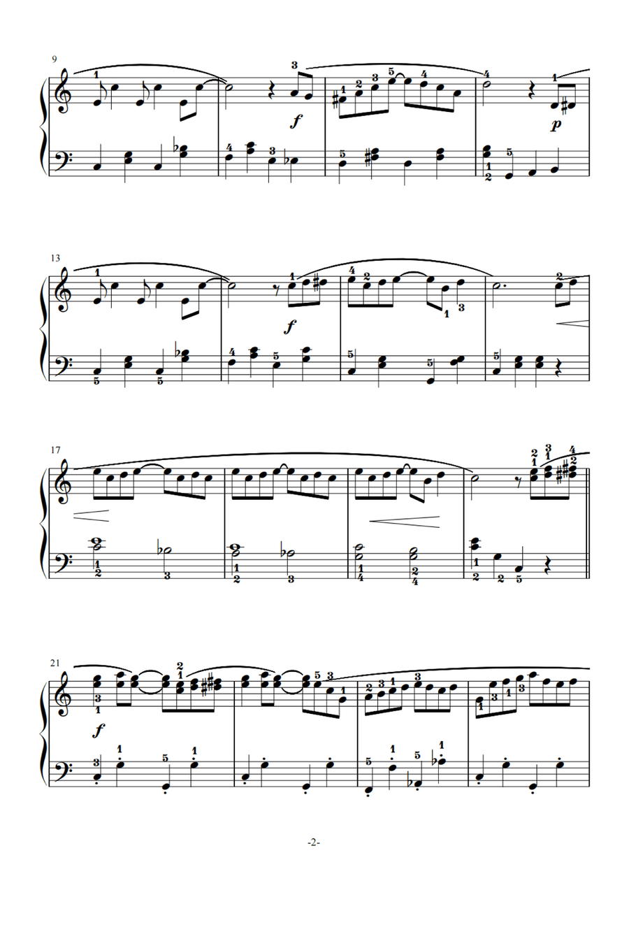 The Entertainer - Scott Joplin Easy Piano scores gallery preview page 2