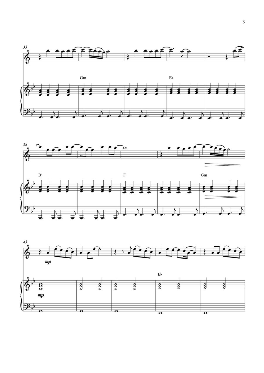 Wann Wachen Wir Auf Wann Wachen Wir Auf Soprano Saxophone scores gallery preview page 3