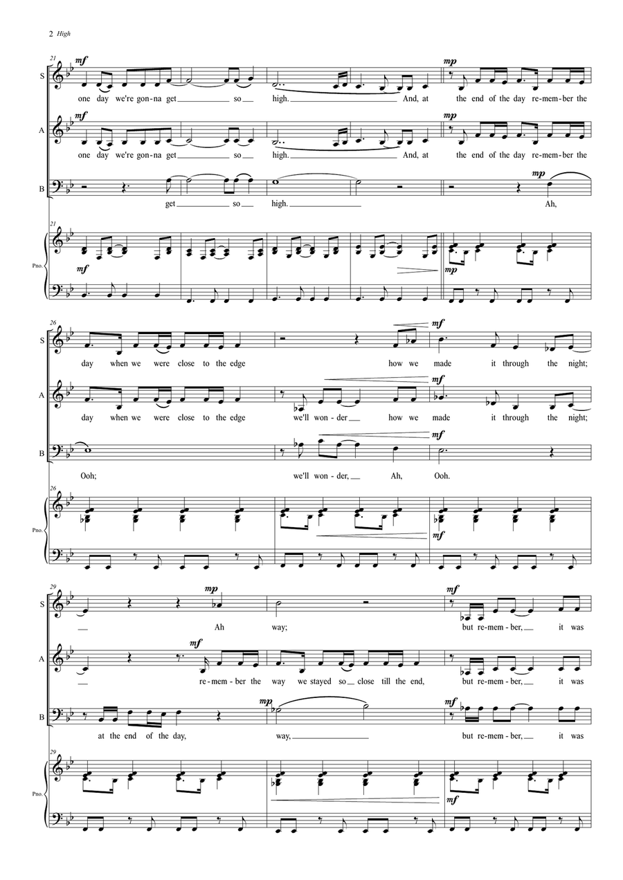 High High 3-Part scores gallery preview page 2
