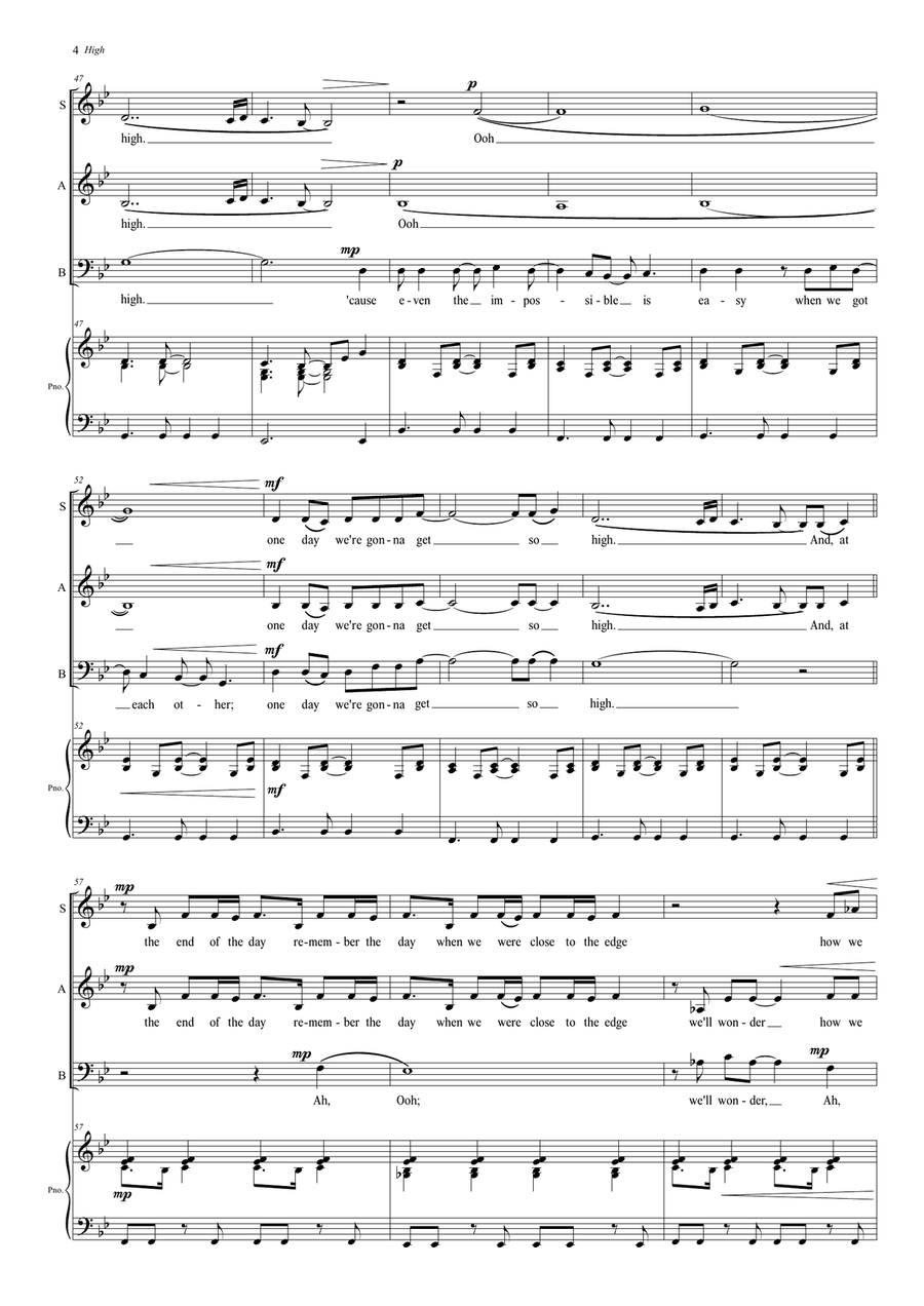 High High 3-Part scores gallery preview page 4