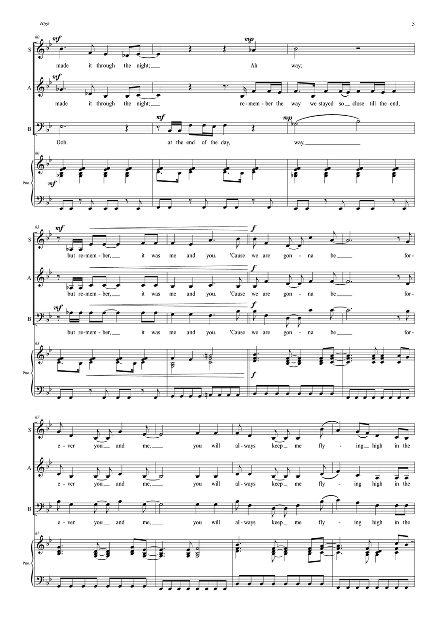 High High 3-Part scores gallery preview page 5