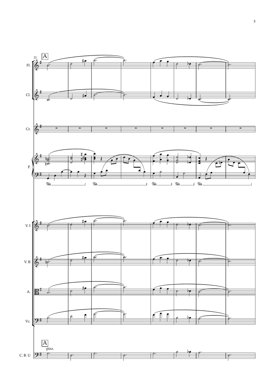 Lara's Theme Lara's Theme Large Ensemble scores gallery preview page 3