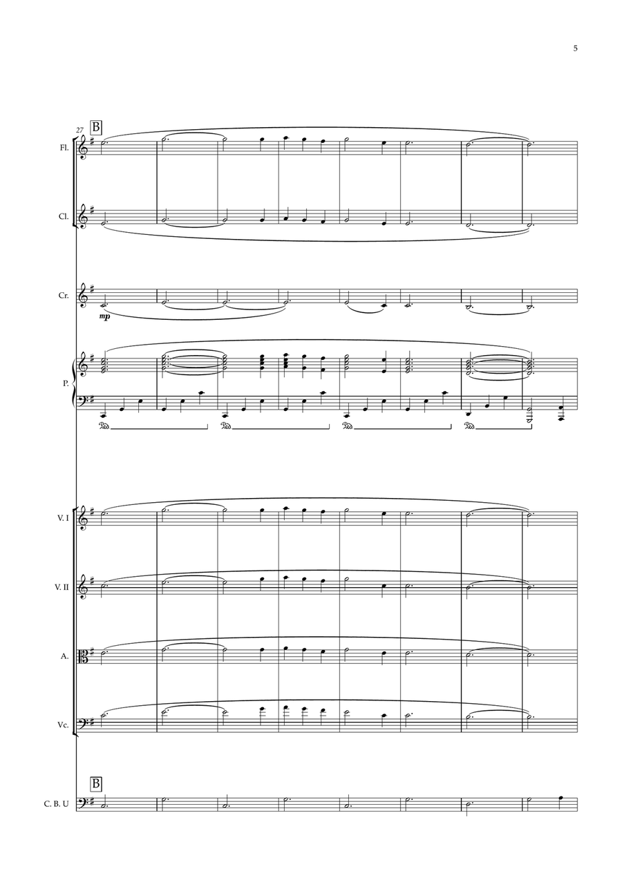 Lara's Theme Lara's Theme Large Ensemble scores gallery preview page 5