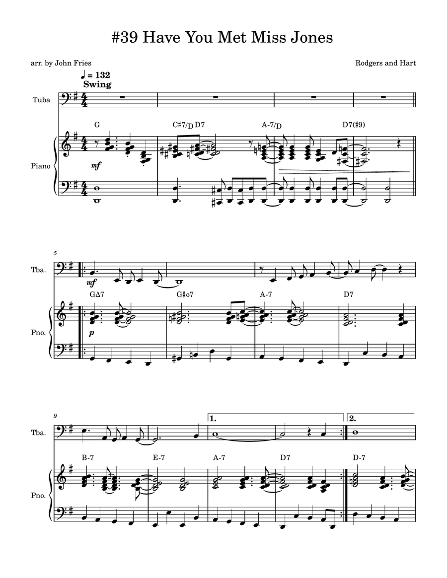 Have You Met Miss Jones? Piano scores gallery preview page 1
