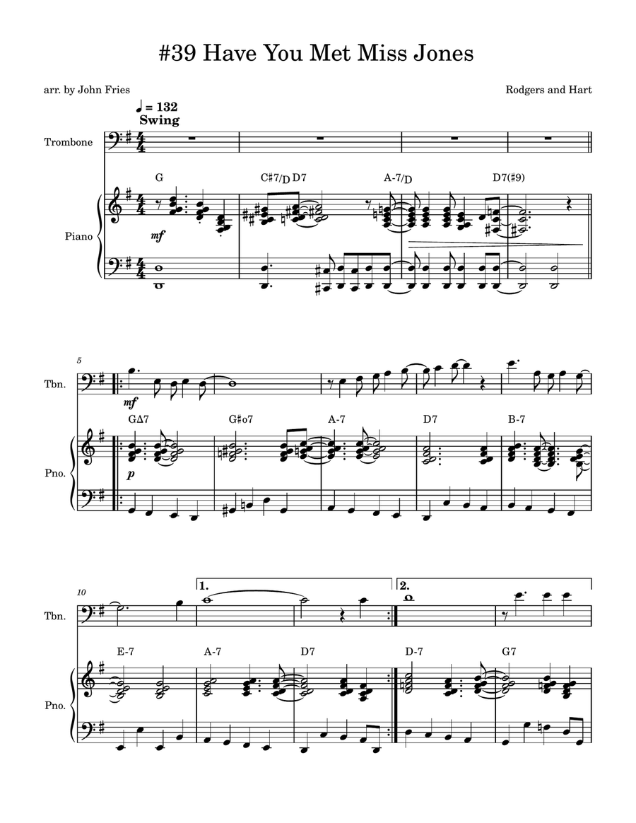 Have You Met Miss Jones? Piano scores gallery preview page 1