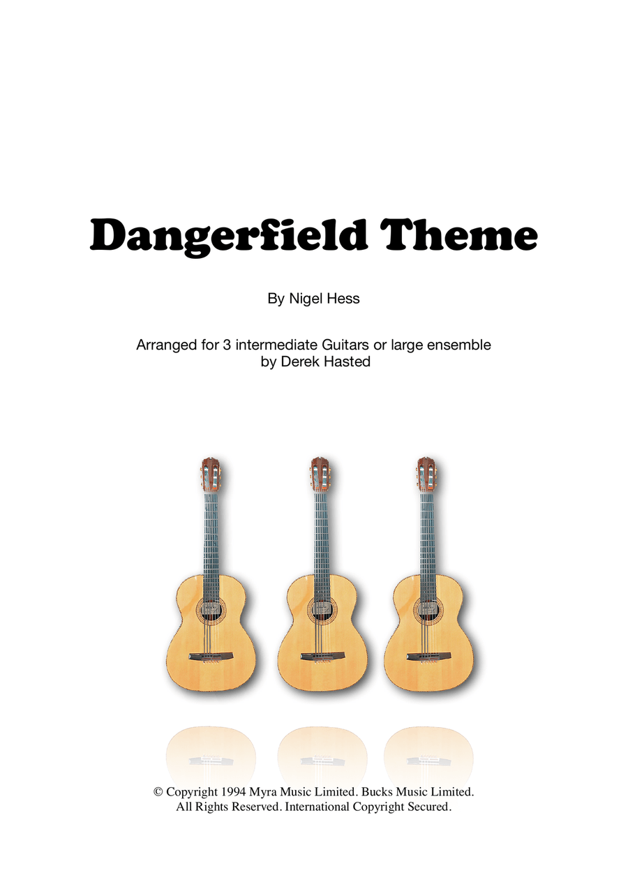 Dangerfield Theme Guitar Ensemble scores gallery preview page 1