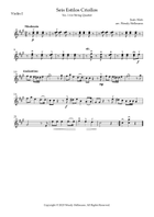 Seis Estilos Criollos for String Quartet (complete) String Quartet scores gallery preview page 4
