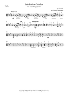 Seis Estilos Criollos for String Quartet (complete) String Quartet scores gallery preview page 6