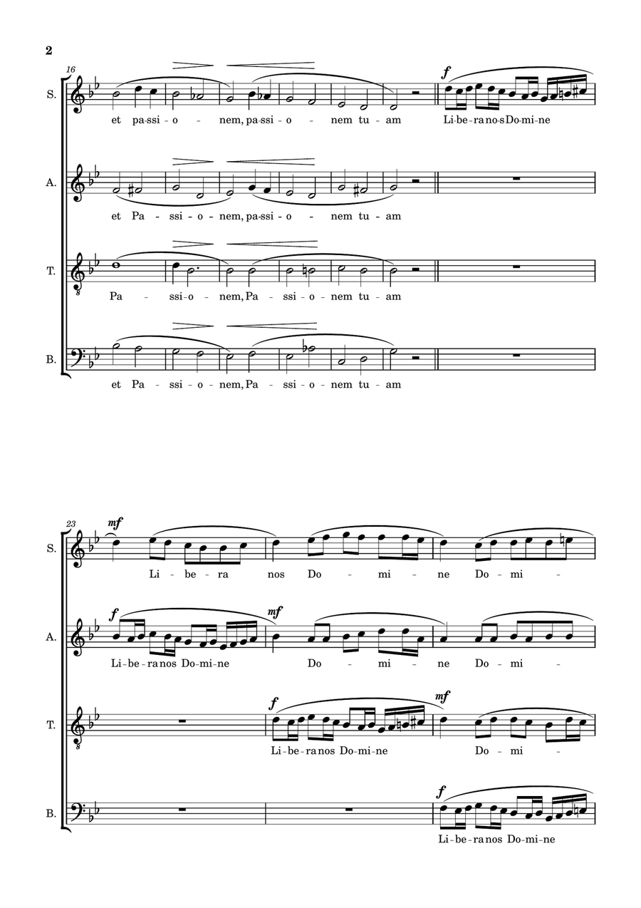 Per crucem 4-Part scores gallery preview page 2