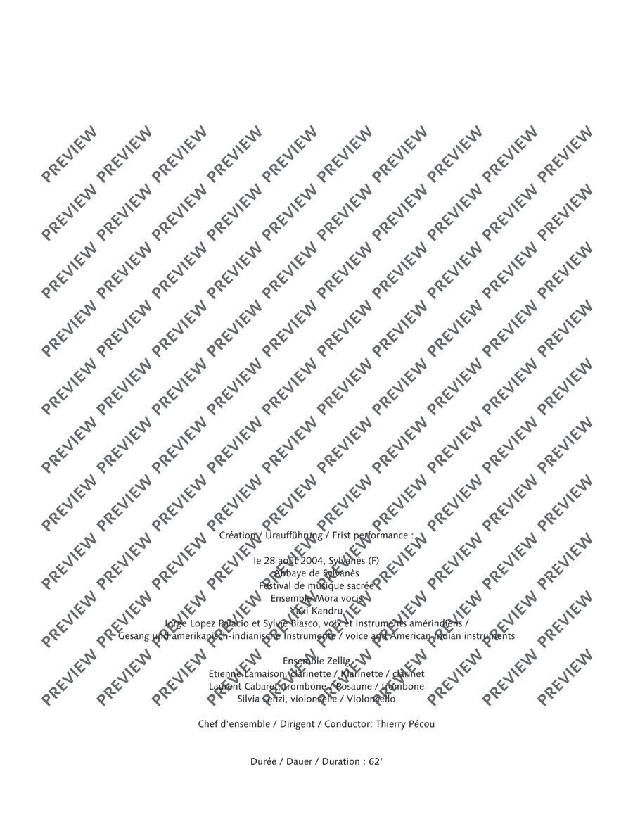 Passeurs d'eau Passeurs d'eau Women's Choir scores gallery preview page 4
