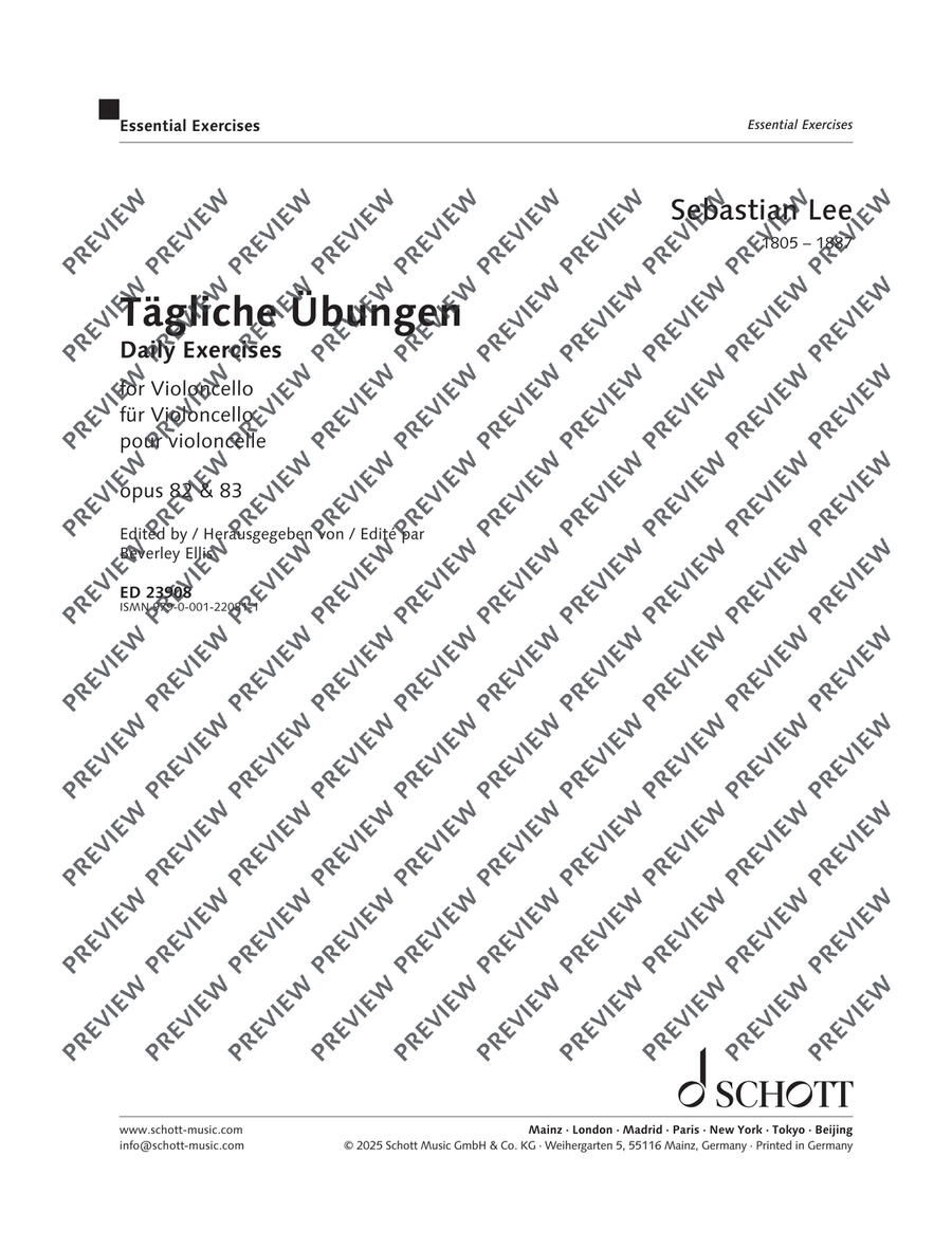 Daily Exercises Daily Exercises Cello scores gallery preview page 2