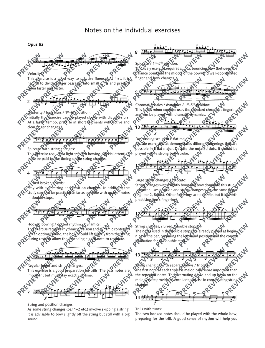Daily Exercises Daily Exercises Cello scores gallery preview page 4