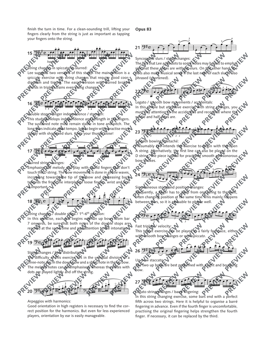 Daily Exercises Daily Exercises Cello scores gallery preview page 5