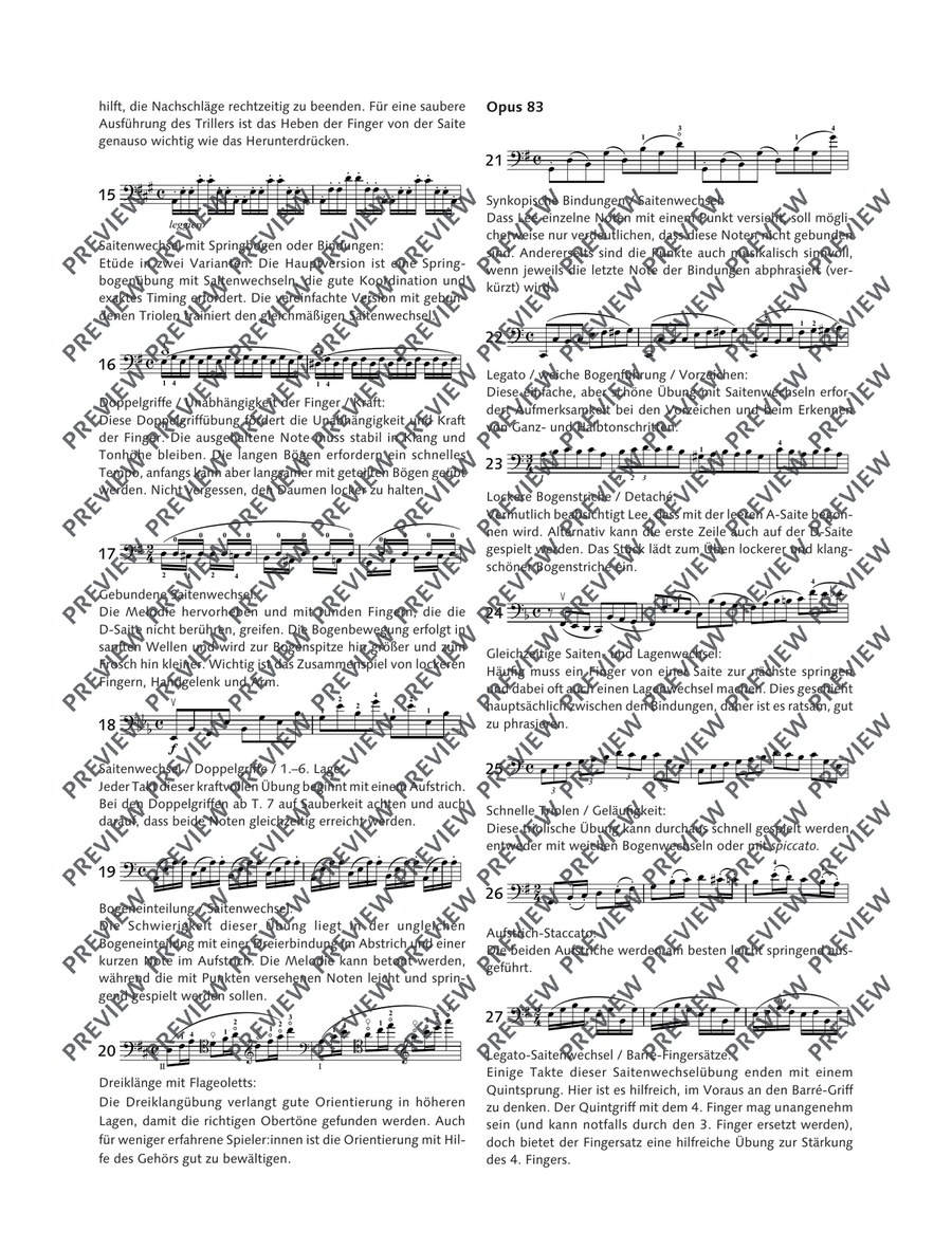 Daily Exercises Daily Exercises Cello scores gallery preview page 9