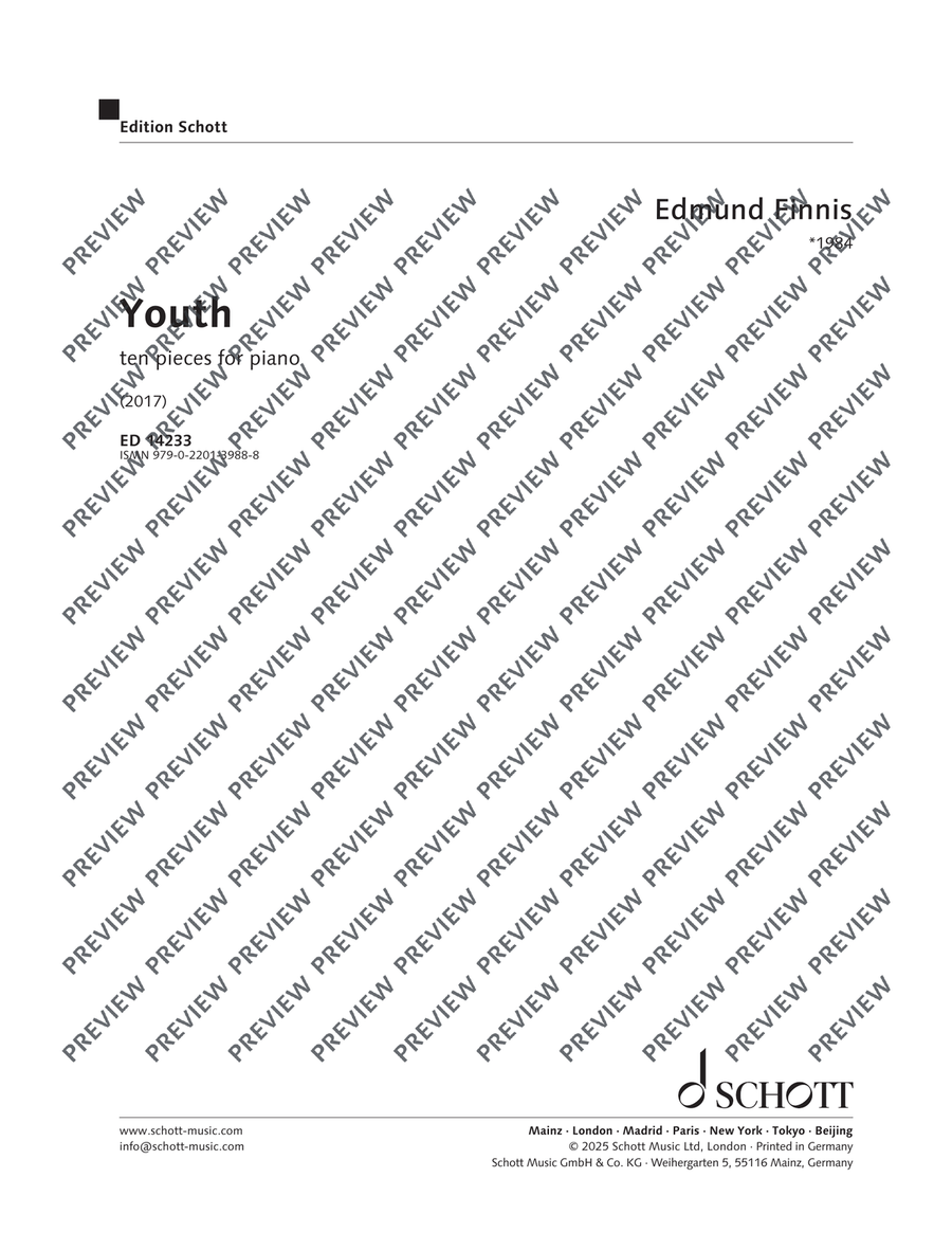 Youth Youth Piano Solo scores gallery preview page 2