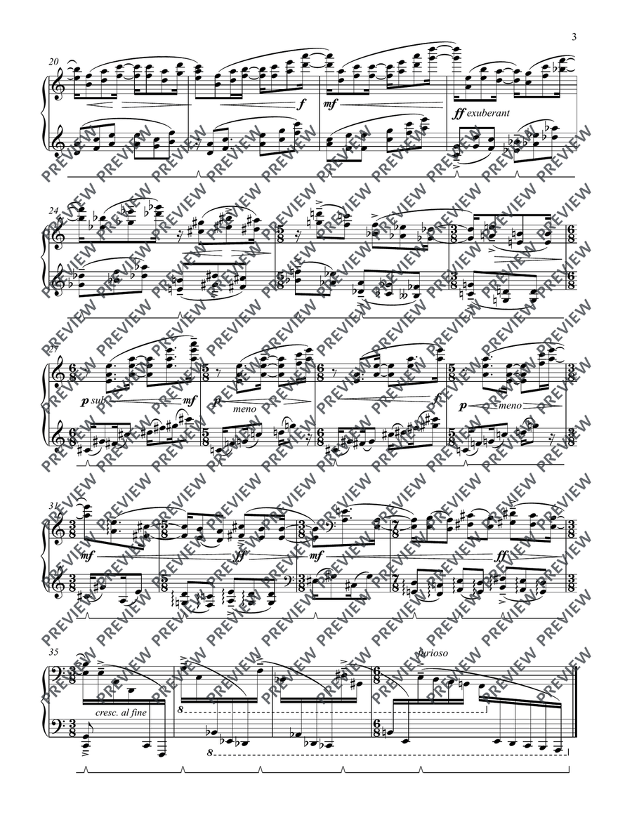 Youth Youth Piano Solo scores gallery preview page 6