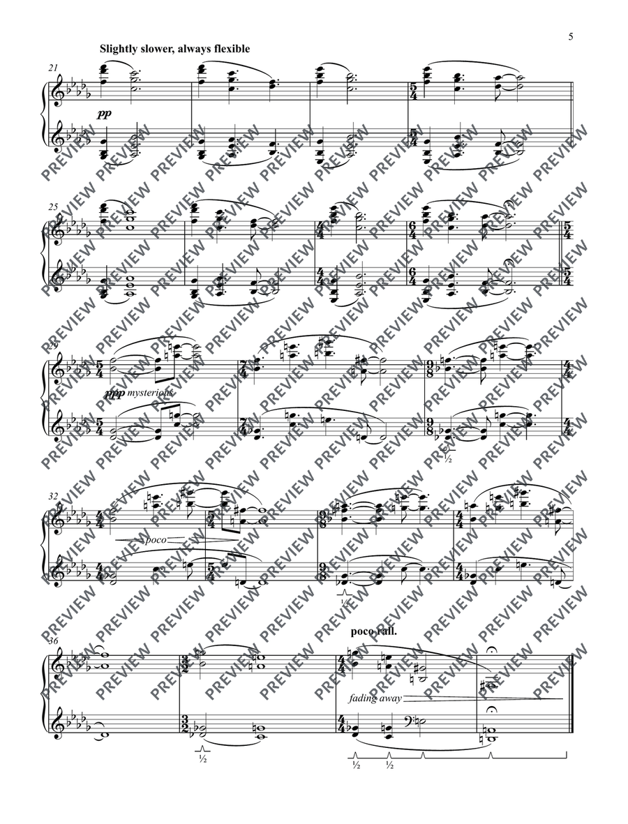 Youth Youth Piano Solo scores gallery preview page 8