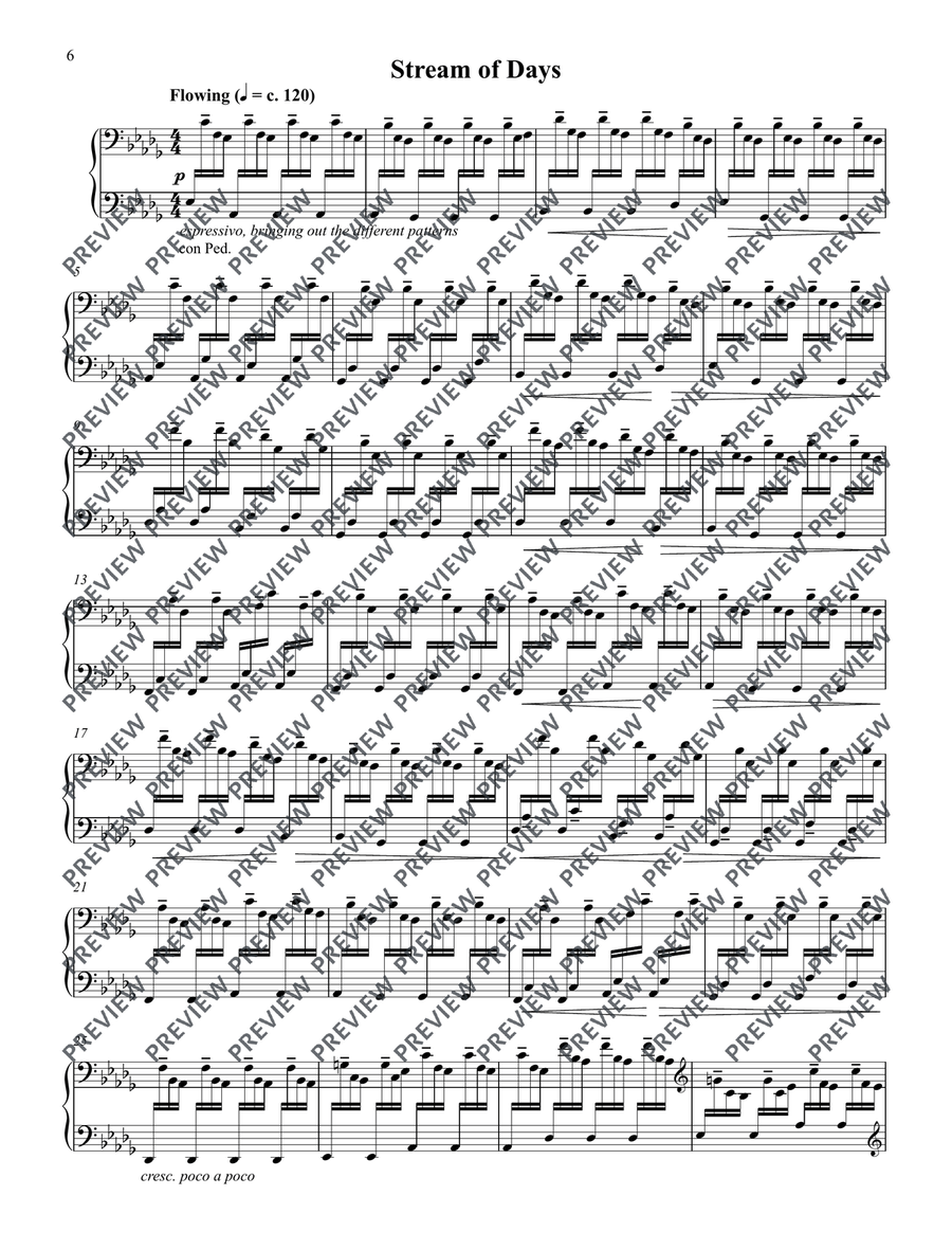 Youth Youth Piano Solo scores gallery preview page 9