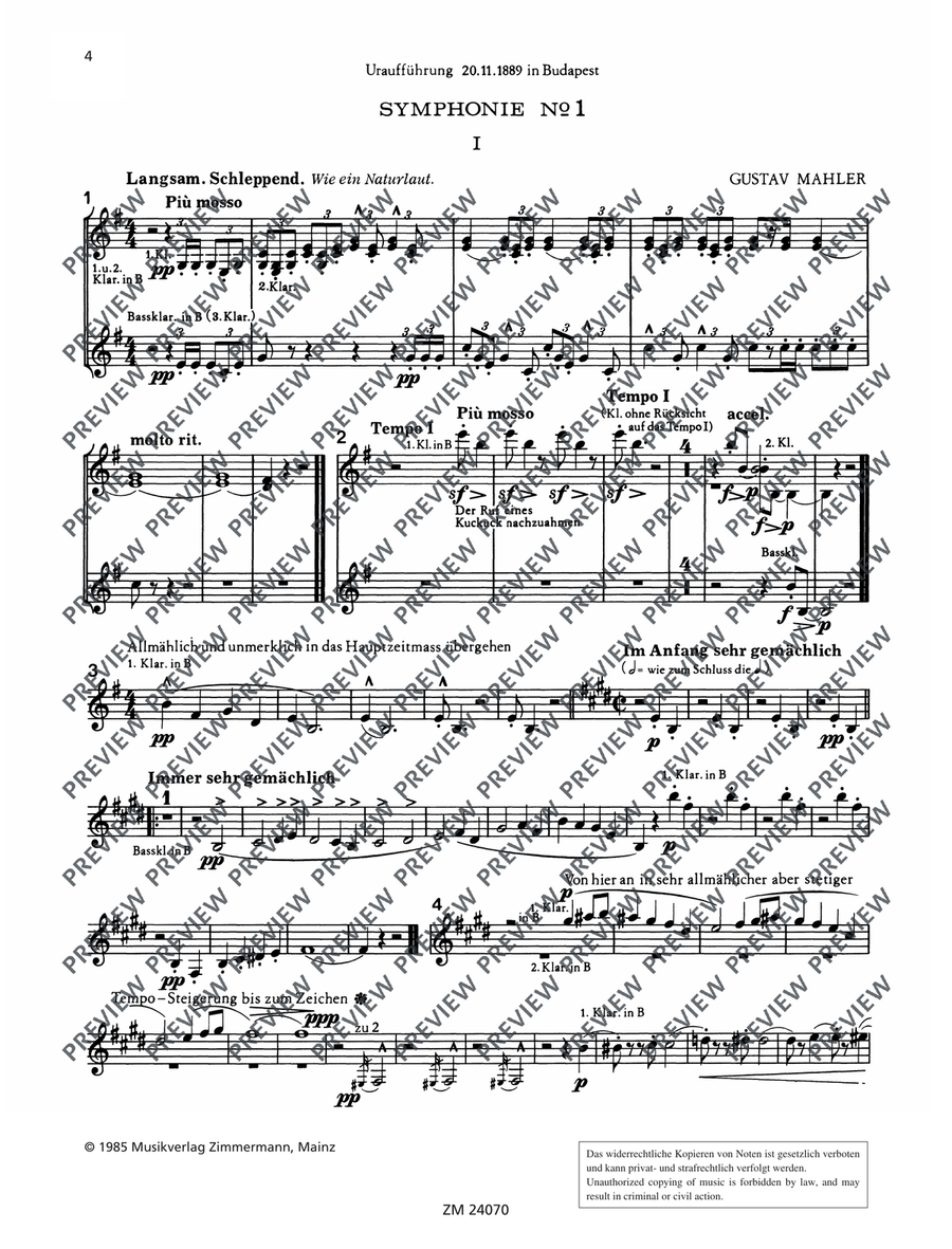 Orchestra Studies Orchestra Studies Clarinet scores gallery preview page 4
