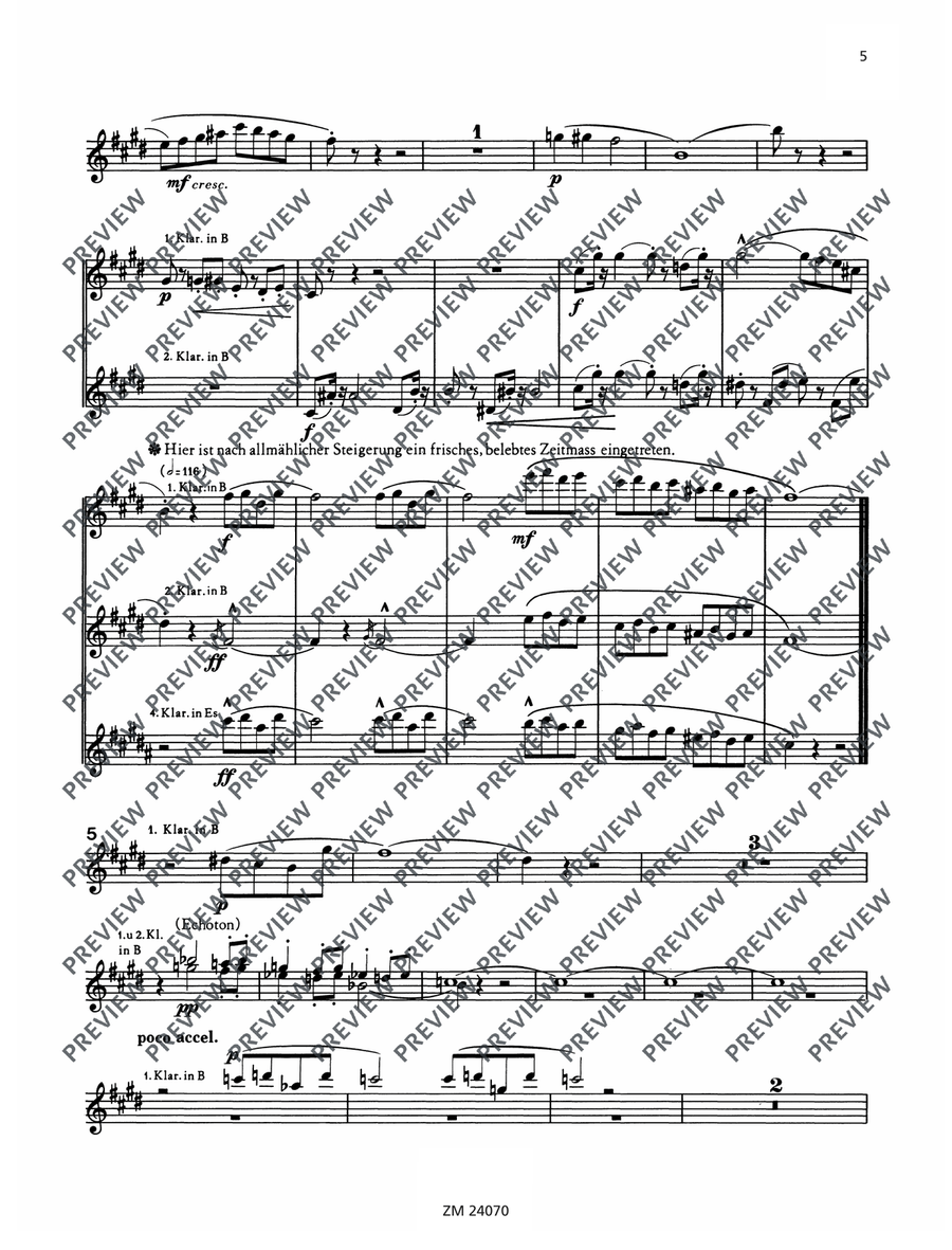 Orchestra Studies Orchestra Studies Clarinet scores gallery preview page 5