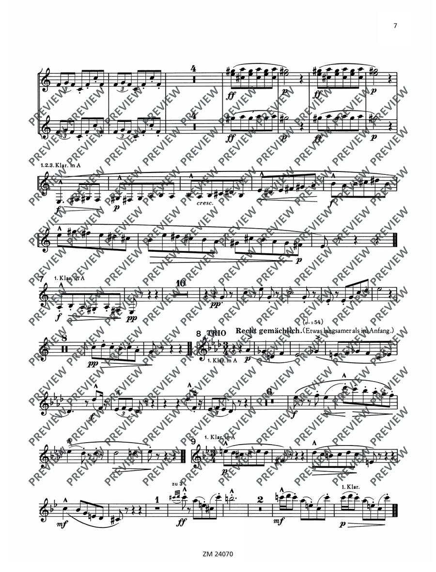 Orchestra Studies Orchestra Studies Clarinet scores gallery preview page 7