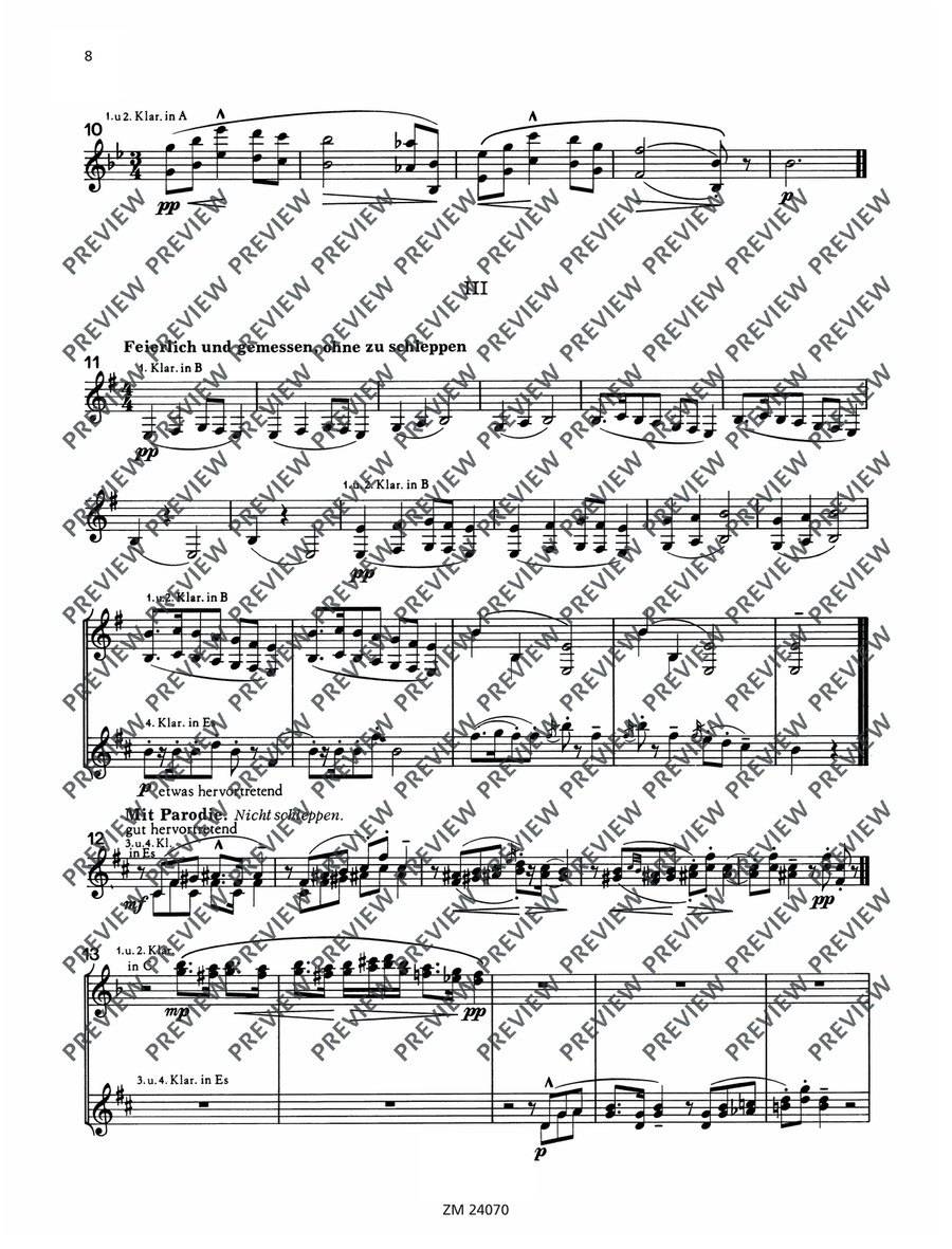 Orchestra Studies Orchestra Studies Clarinet scores gallery preview page 8