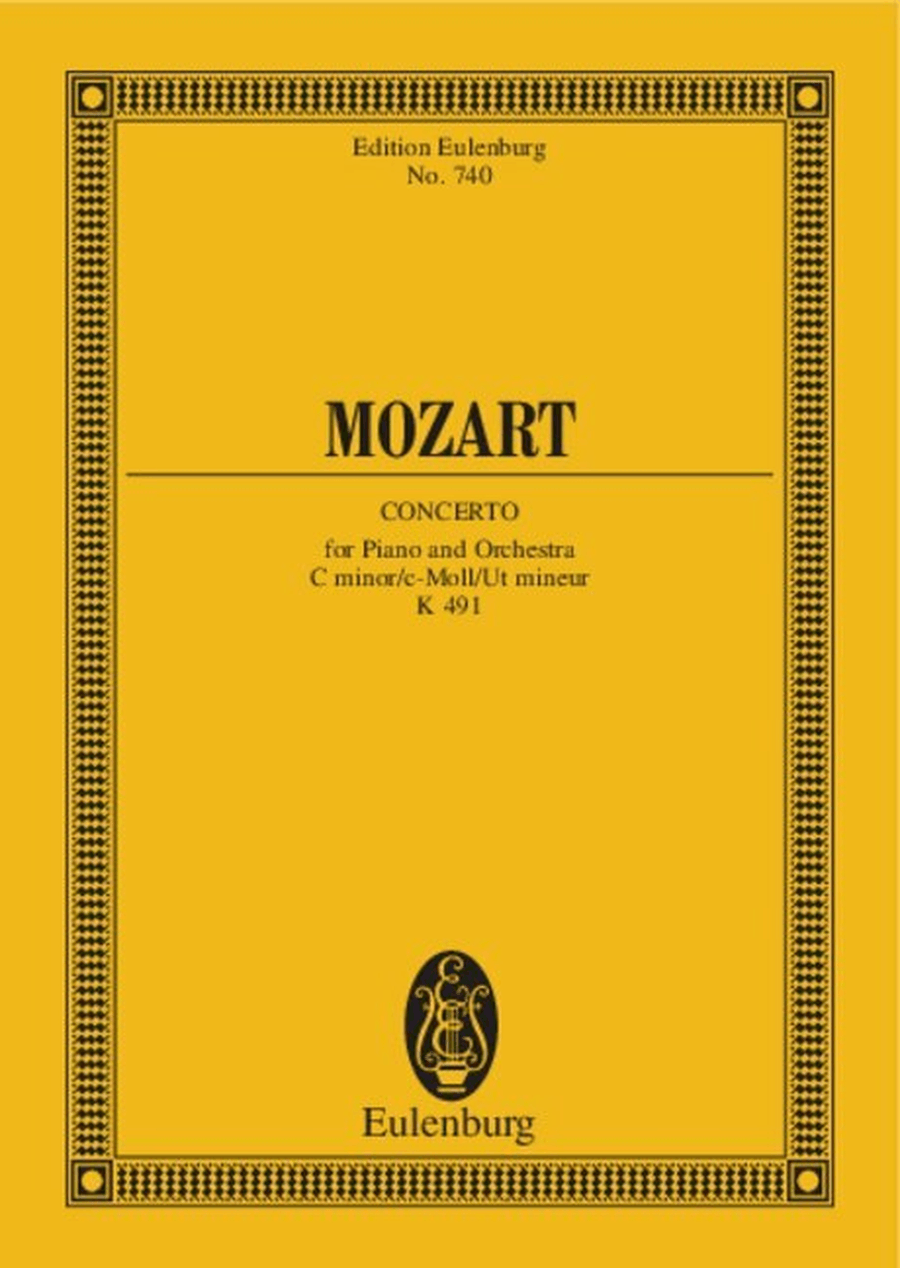 Concerto No. 24 C minor Concerto No. 24 C minor Orchestra scores gallery preview page 1