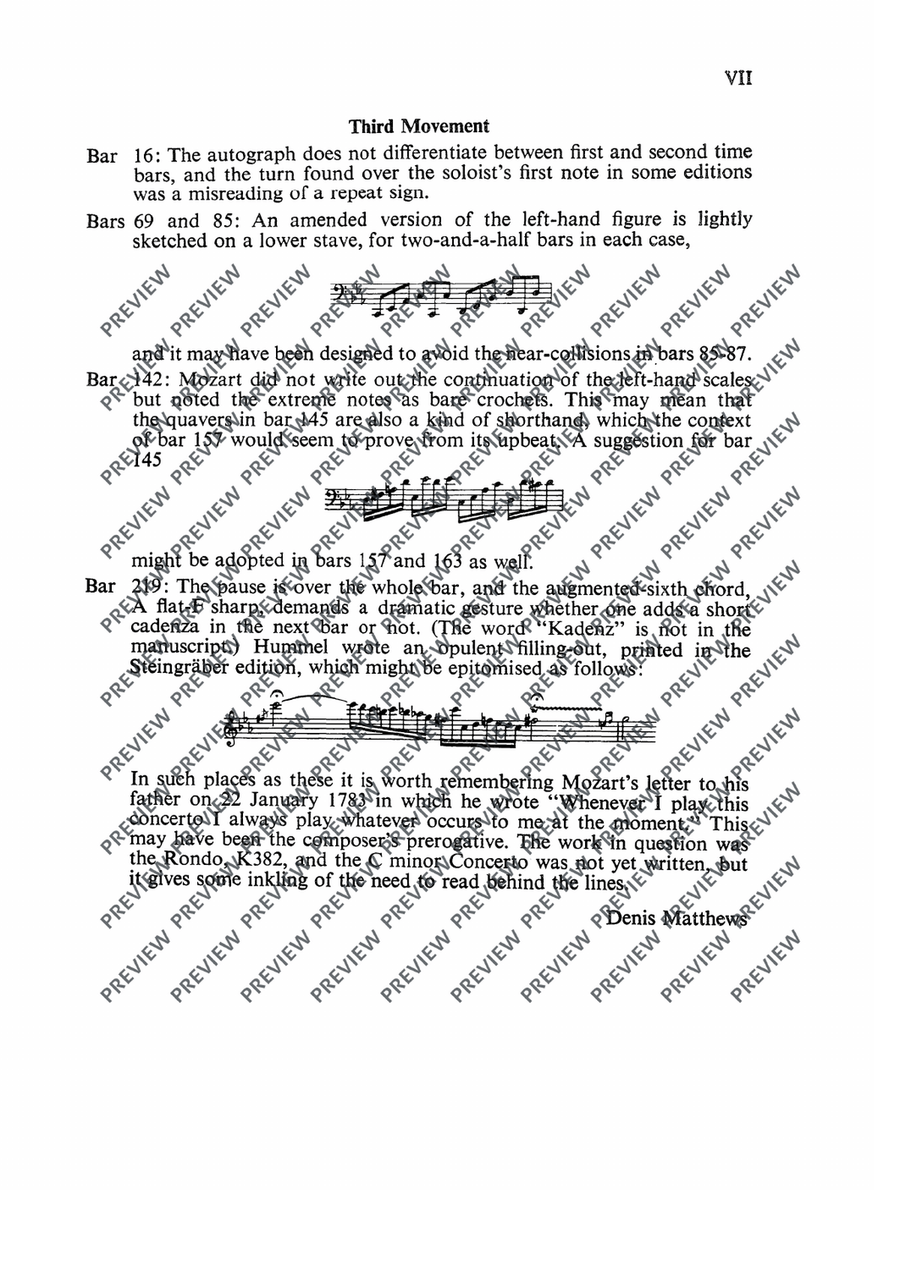 Concerto No. 24 C minor Concerto No. 24 C minor Orchestra scores gallery preview page 8