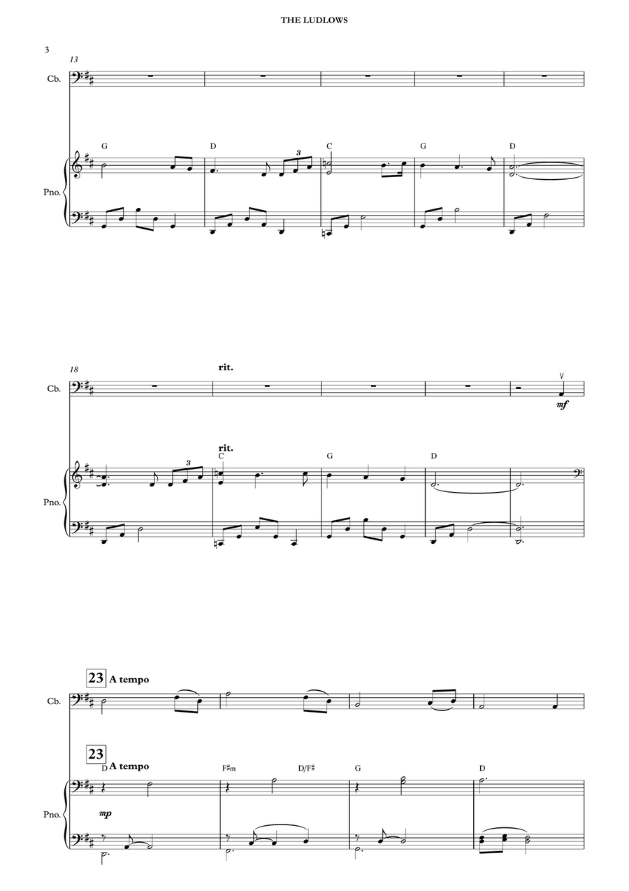 The Ludlows Double Bass scores gallery preview page 5