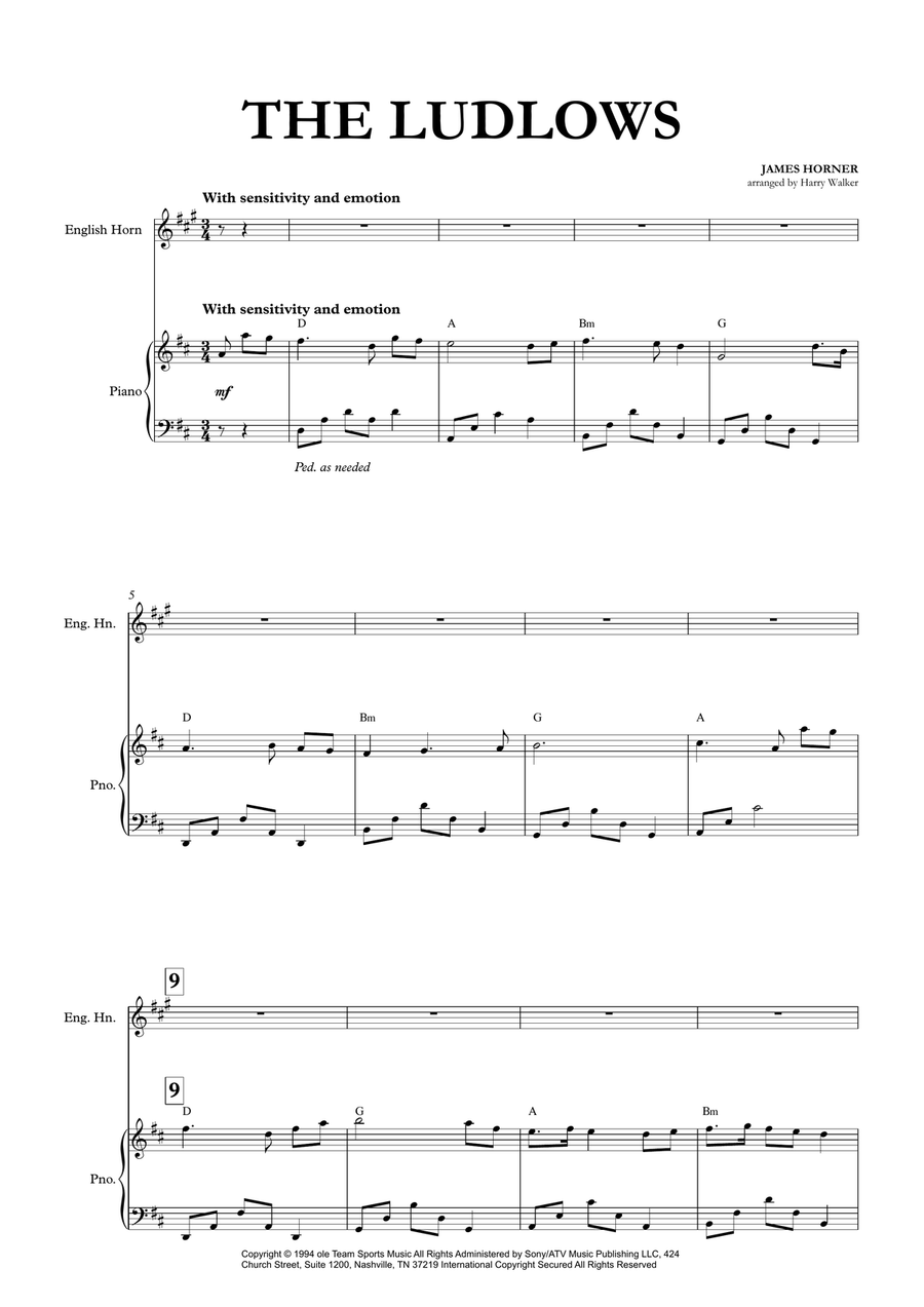 The Ludlows English Horn scores gallery preview page 4