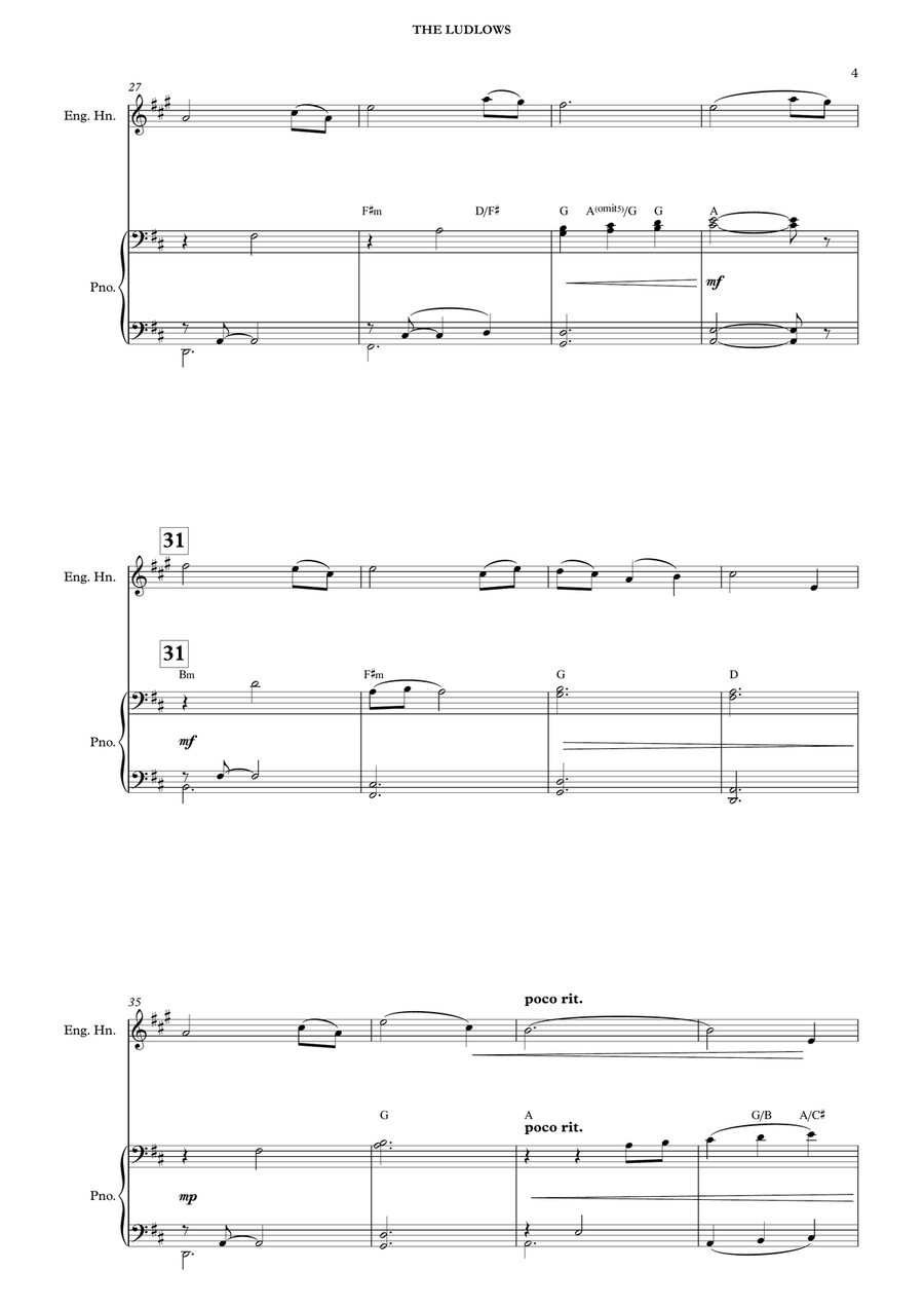 The Ludlows English Horn scores gallery preview page 6