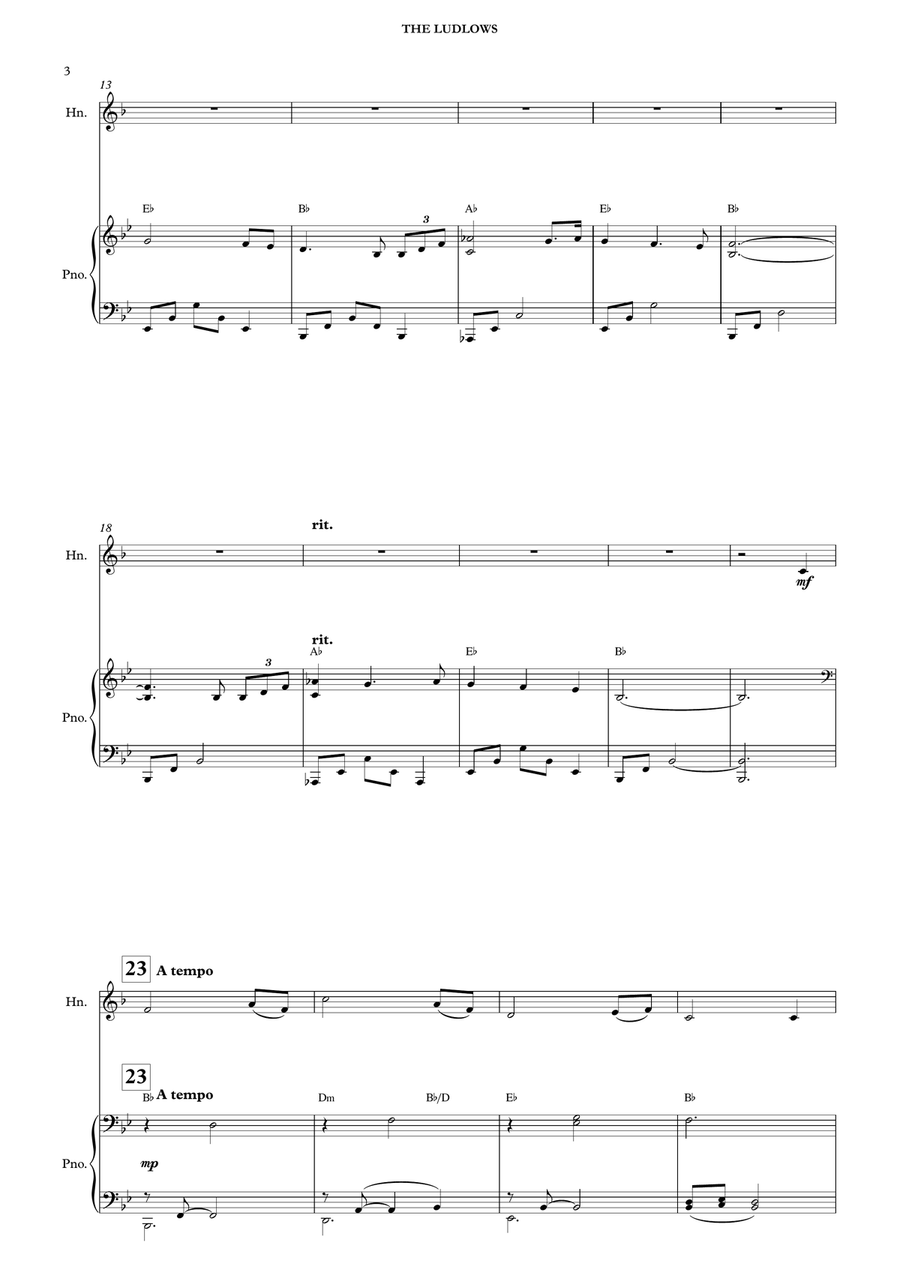 The Ludlows Piano scores gallery preview page 5