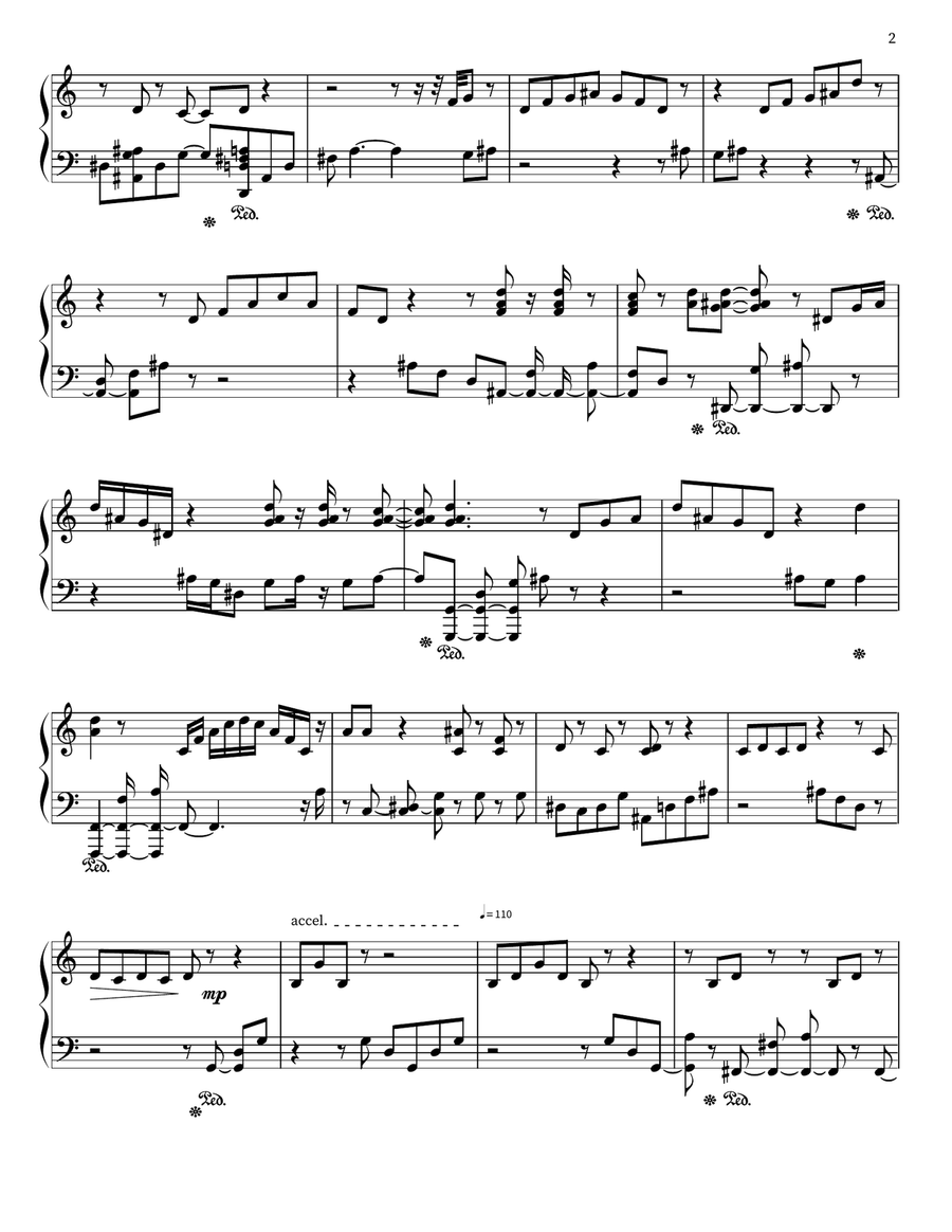Memories Memories Piano Solo scores gallery preview page 2