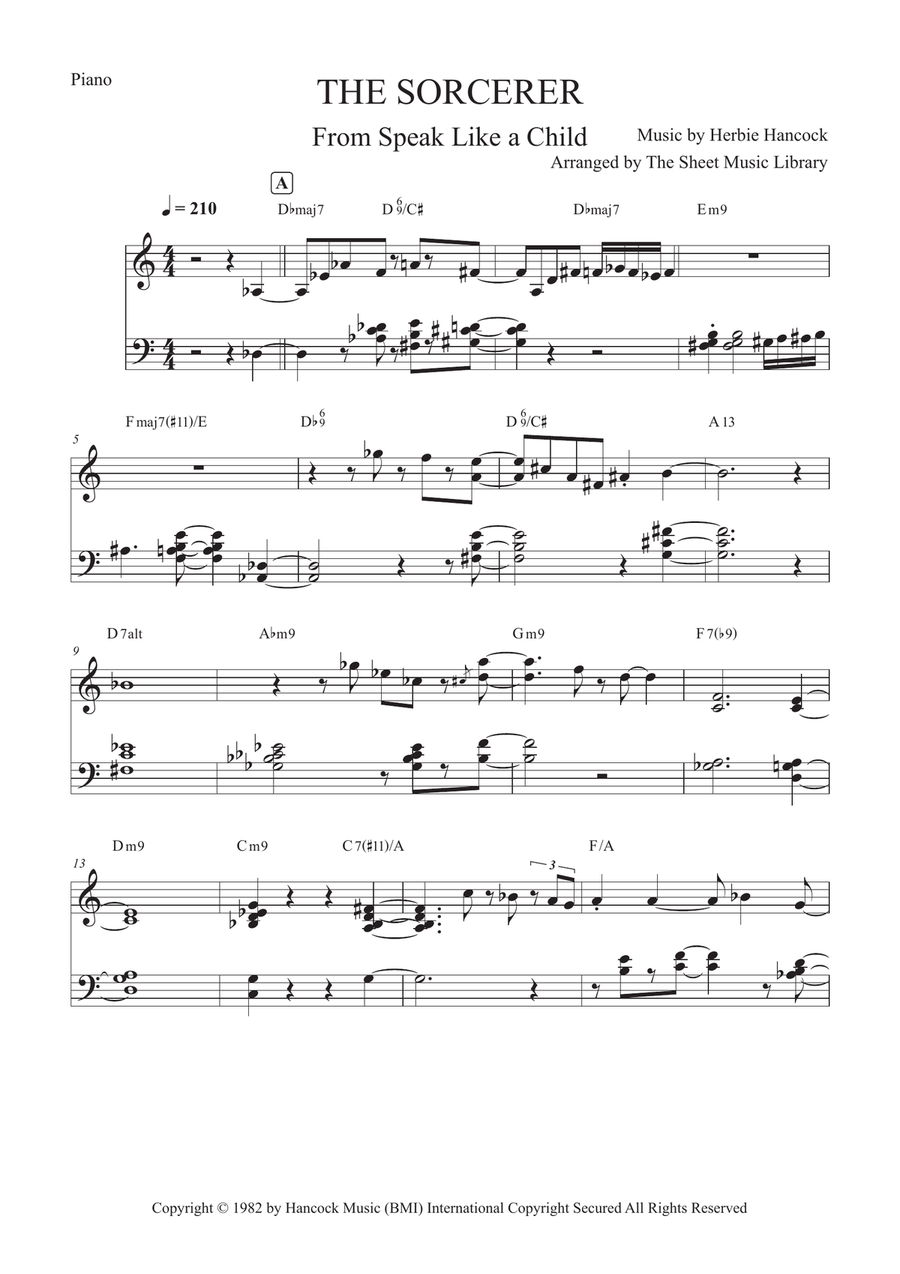 The Sorcerer The Sorcerer Double Bass scores gallery preview page 1