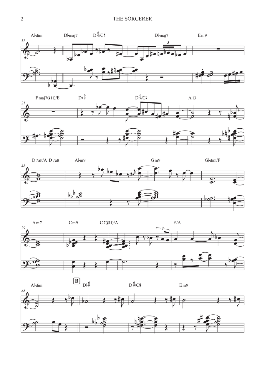The Sorcerer The Sorcerer Double Bass scores gallery preview page 2