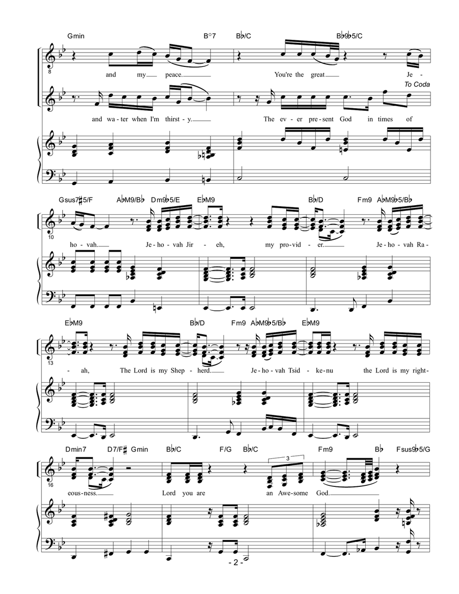 Awesome God Awesome God Choir scores gallery preview page 2