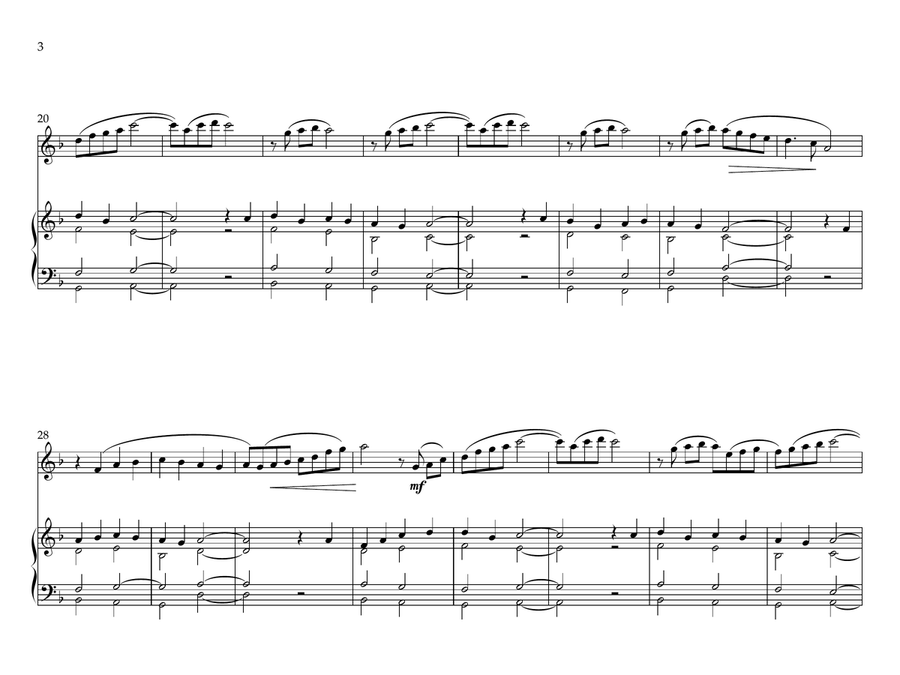 Creator of the Starry Height, for Organ and Flute Woodwind Duet scores gallery preview page 4